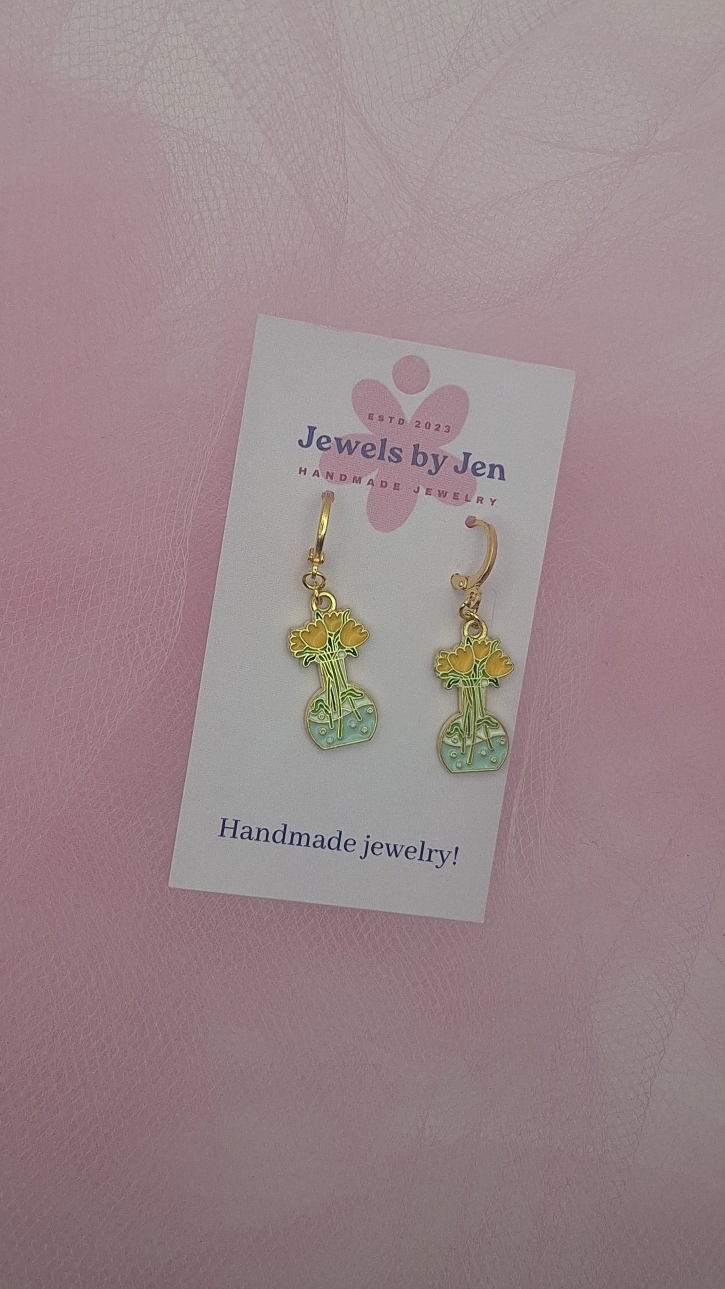 The Tulip Terrarium Earrings