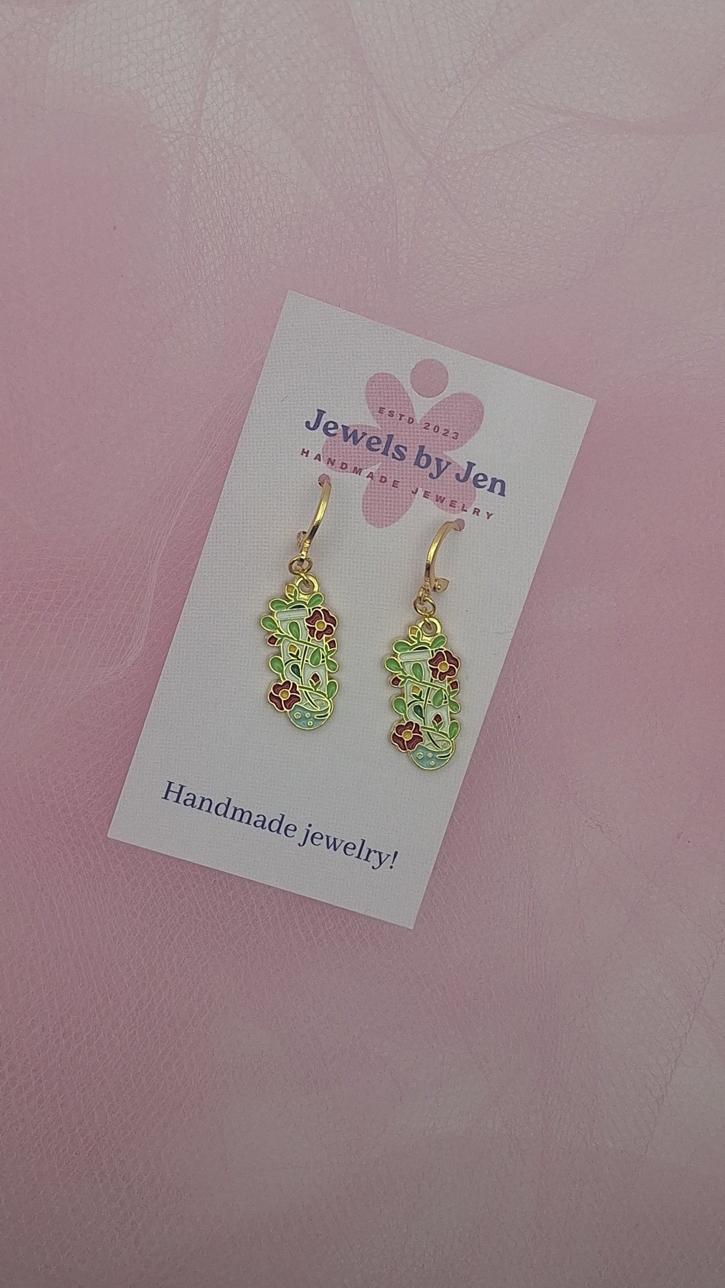 The Botanist’s Beaker Earrings