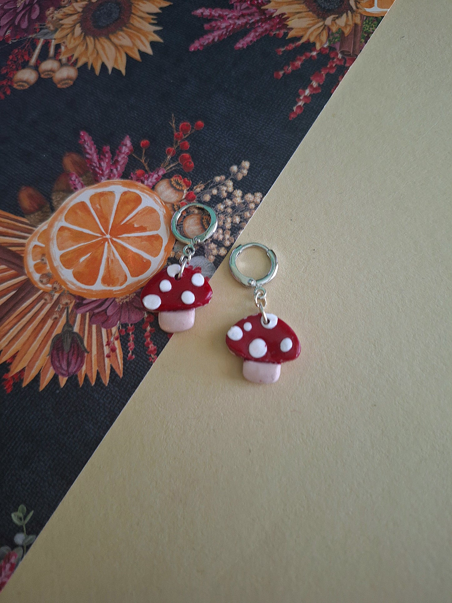 Mushroom Earrings