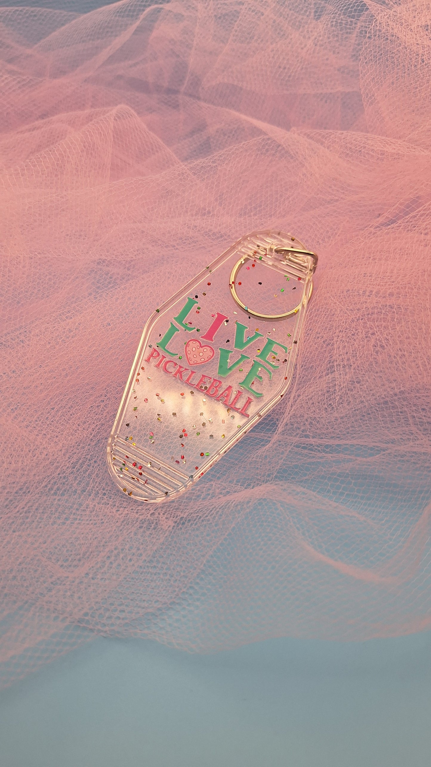Pickle Ball Keychains