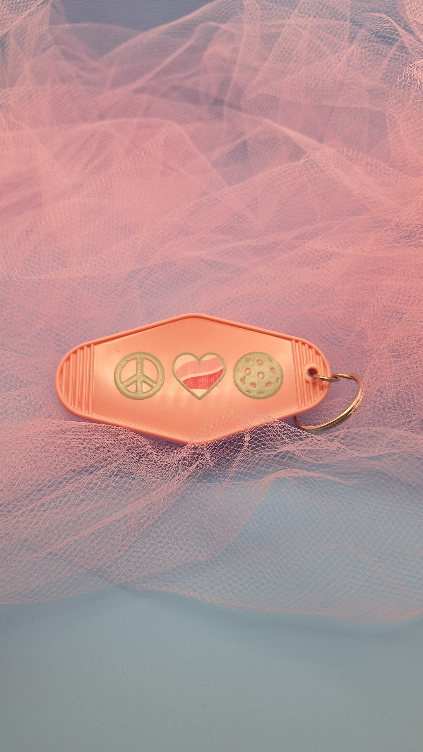 Pickle Ball Keychains