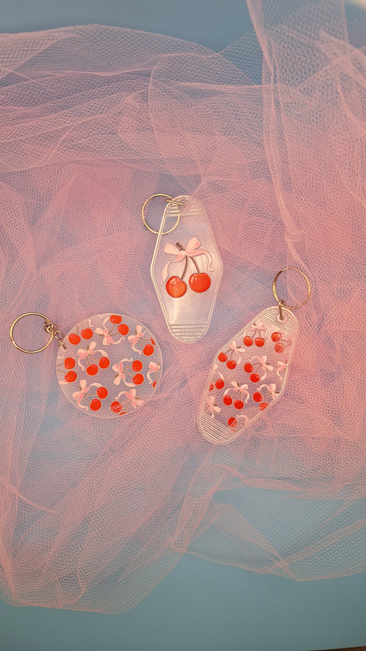 Cherry Keychains