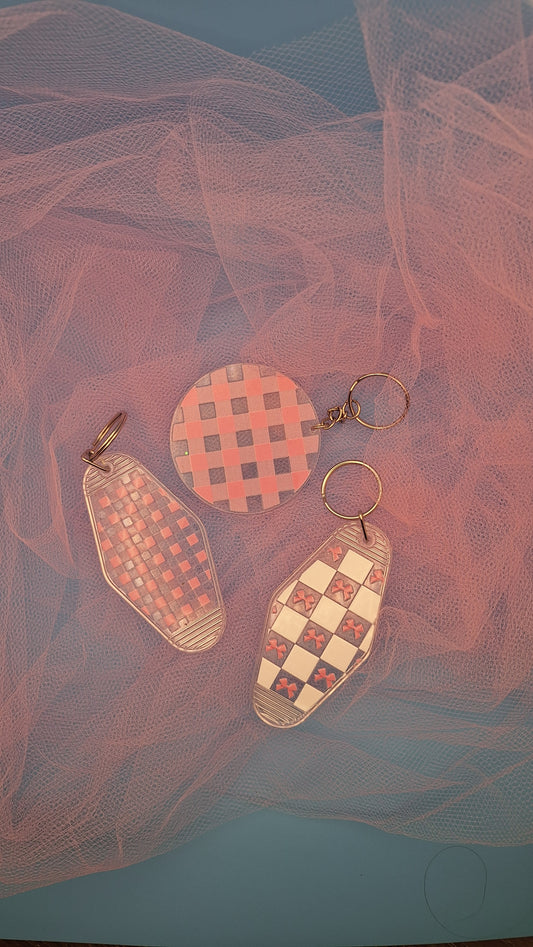 The Pink Picnic Keychains