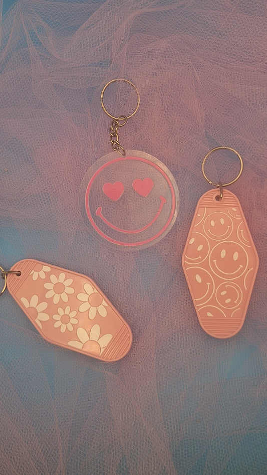 The Bloom & Smile Keychains