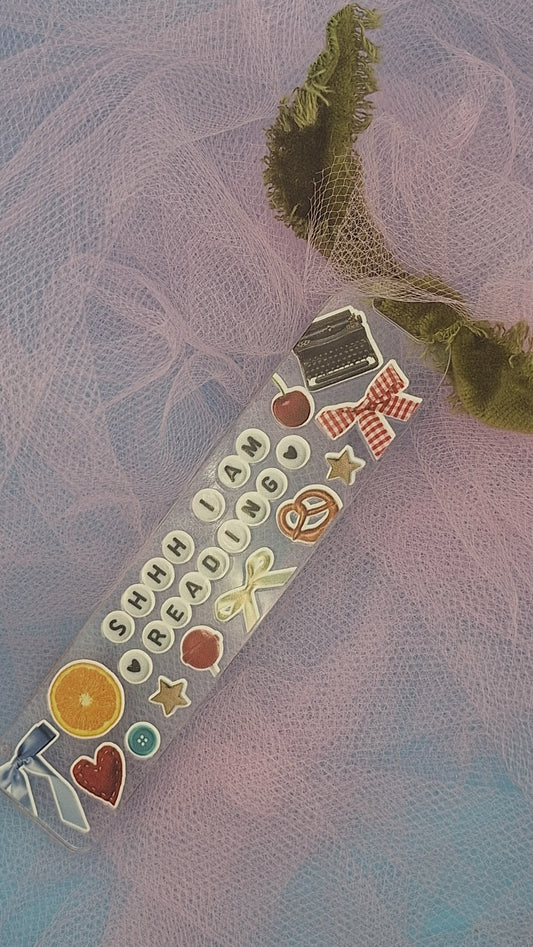 SHHH I Am Reading Bookmark