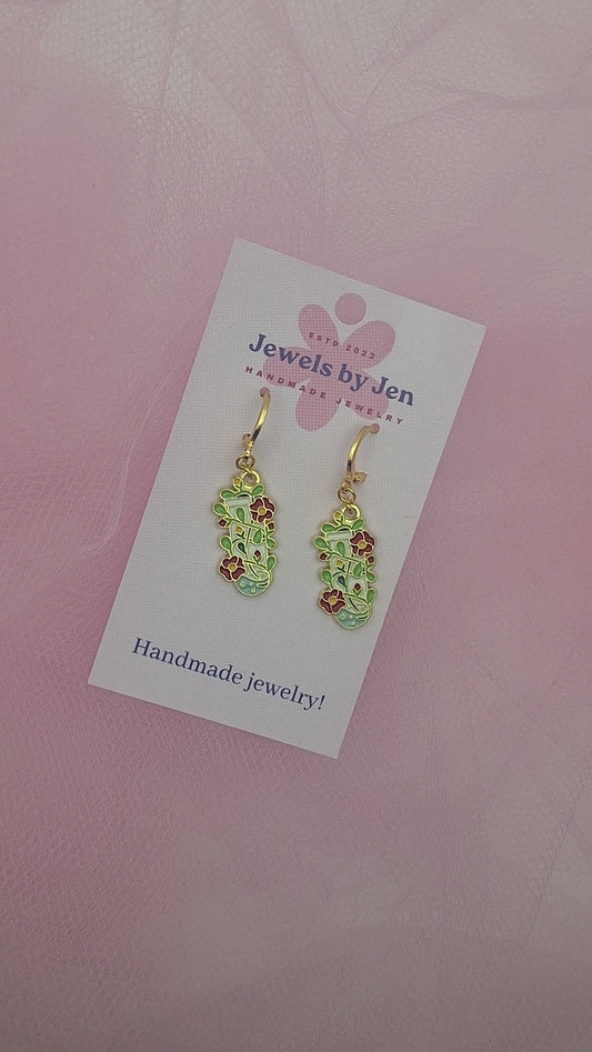 The Botanist’s Beaker Earrings