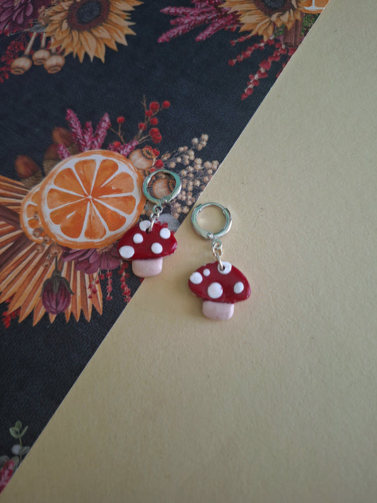 Mushroom Earrings